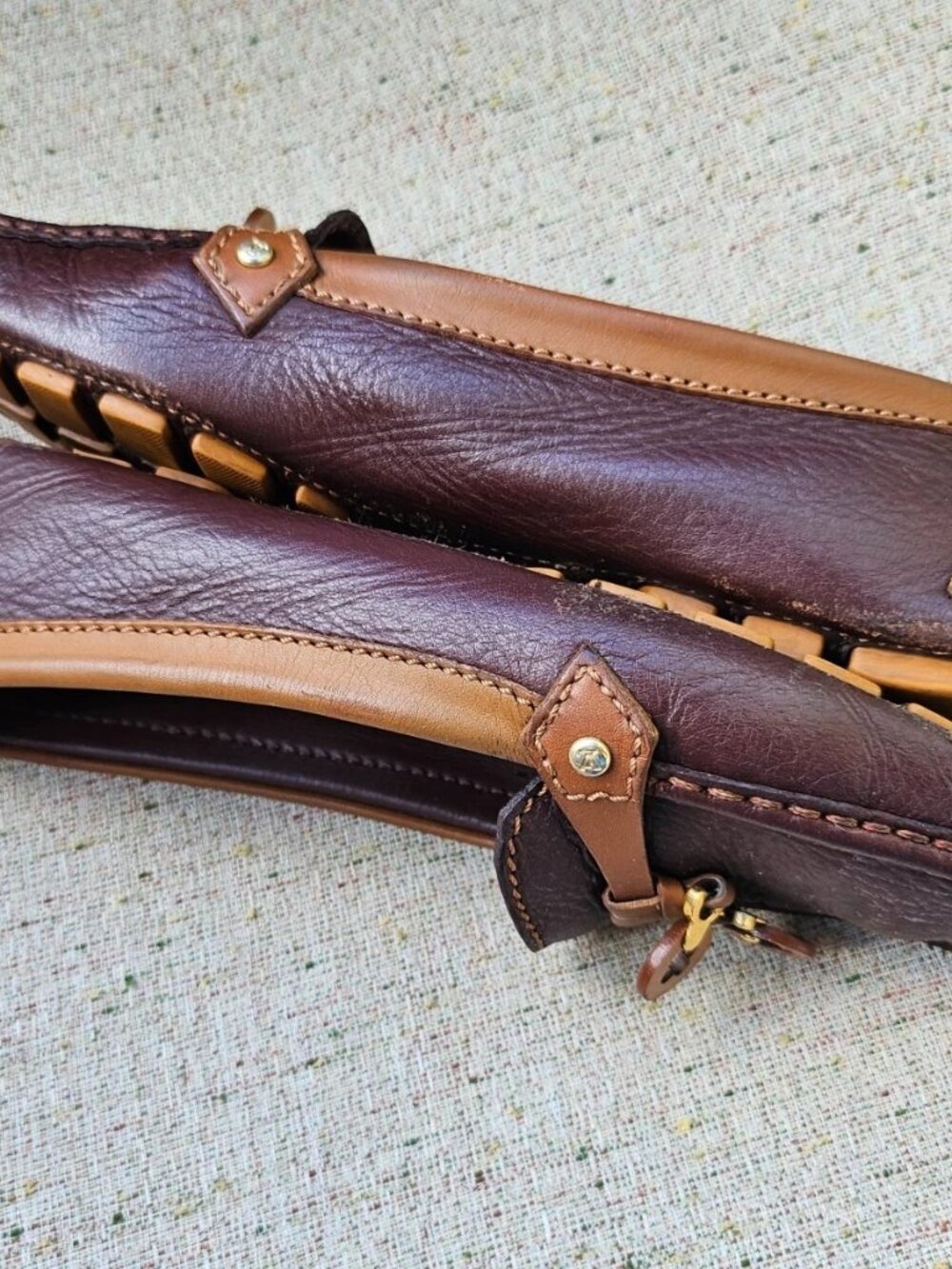 Vintage Louis Vuitton Women Shoes Loafer Slip on Brown Leather Size 37 Italy - Picture 6 of 12